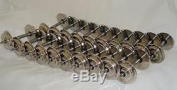 10 Pairs, 20 Axles, Of The Worlds Best G-scale Nickel Plated Metal Wheels New