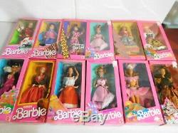 12 Barbies of the World New & in Original Boxes