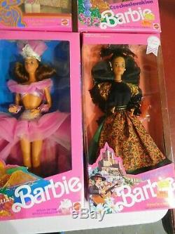 12 Barbies of the World New & in Original Boxes