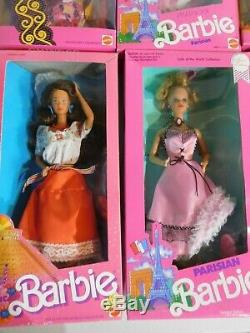 12 Barbies of the World New & in Original Boxes