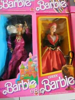 12 Barbies of the World New & in Original Boxes