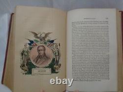 1860 RARE Pioneer Heroes of the New World Hand Colored Engravings