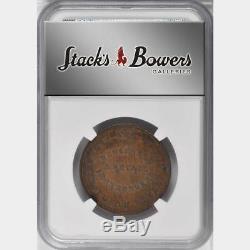 1866 New Zealand Penny Token, Brown & Duthie, NGC MS 61 One of the Finest Known