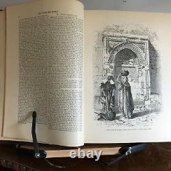 1885 All Around The World An Illustrated Record of Voyages, c. Four Volumes