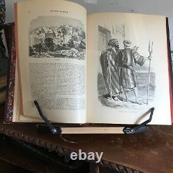 1885 All Around The World An Illustrated Record of Voyages, c. Four Volumes