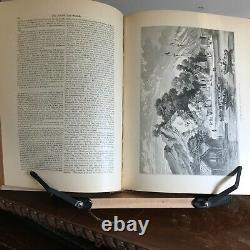 1885 All Around The World An Illustrated Record of Voyages, c. Four Volumes