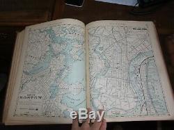 1887 Rand Mcnally Standard Atlas Of The World 66 Colour Maps Boston New York