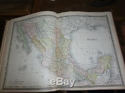 1887 Rand Mcnally Standard Atlas Of The World 66 Colour Maps Boston New York