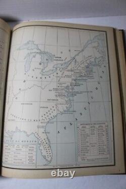 1888 Cram's Unrivaled Family Atlas of The World complete, with many color maps