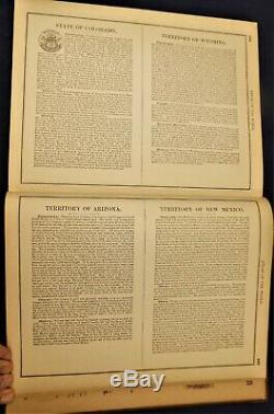 1890AntiqueLos Angeles TimesNew Standard ATLAS of the WorldOriginal