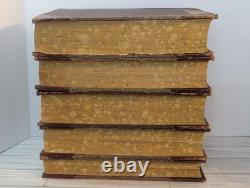 1899 History of the World Nations by John Ridpath Antique Complete 5 Vol Set