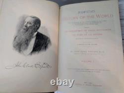 1899 History of the World Nations by John Ridpath Antique Complete 5 Vol Set
