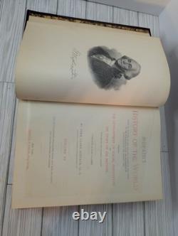 1899 History of the World Nations by John Ridpath Antique Complete 5 Vol Set