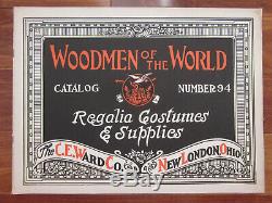 1920 New London Ohio WOODMEN OF THE WORLD C. E. Ward Supplies Catalog 94