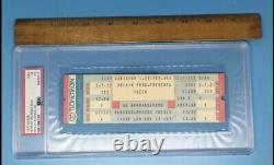 1977 Queen News of the World Full Concert Ticket PSA Graded