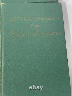 1st Ed New World Translation of the Hebrew Scriptures Watchtower Volumes 1-5