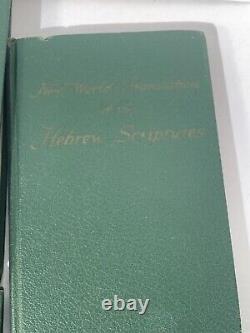 1st Ed New World Translation of the Hebrew Scriptures Watchtower Volumes 1-5