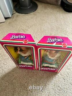 2 New 1979 Mattel Dolls of The World Italian Barbies Rare 2 Variations #1602