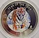 2010 $2 New Zealand 1 Oz 999 Silver Coin Year Of The Tiger Pitcairn Islands Coa