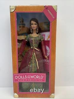 2012 Barbie Collector Dolls of the World Morocco Pink Label Mattel X8425 New