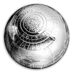 2015 Seven new wonders of the World 7 oz Pure Silver Spherical Coin