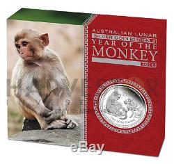 2016 Silver Proof 1 Oz. Year Of The Monkey Lunar Ngc Pf70 First Releases New