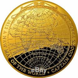2018 $100 1oz Gold Proof Domed Coin A New Map Of The World 1812 COA