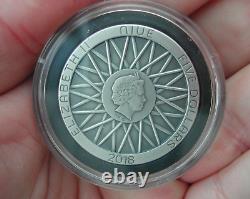 2018 130th ANNIVERSARY OF THE PNEUMATIC TIRE SILVER ANTIQUE 65.6G (2.3oz) COIN