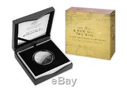 2019 A New Map of the World $5 1oz Fine Silver Proof Domed Two Coin Set