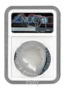 2019 Australia 1626 New Map of the World Domed 1 oz Silver NGC PF70 UC SKU58726