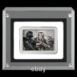 2020 STAR WARS GUARDS OF THE EMPIRE DEATH TROOPER 1oz SILVER $2 NIUE BOX & COA