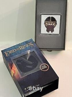 2021 1oz. 999 FINE SILVER COLORIZED PROOF COIN. LORD OF THE RINGS. GIMLI