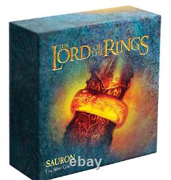 2021 Lord of the Rings SAURON 1 oz. 999 silver coin Nuie 2$-mintage of 3000