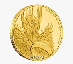 2021 Niue The Lord of the Rings Sauron $25 1/4oz Gold Proof NGC PF70UC FR POP 3