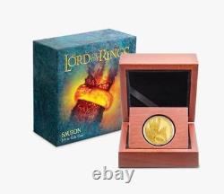 2021 Niue The Lord of the Rings Sauron $25 1/4oz Gold Proof NGC PF70UC FR POP 3