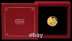 2022 Australian Lunar Year of the Tiger 1/10 oz Gold Proof $15 Coin NEW Series-3