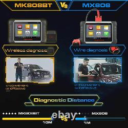 2022 Autel MaxiCom MK808 BT Auto Diagnostic Tool Full System Code Scanner MX808