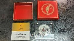 2022 New Zealand Mint NIUE Lunar Year of the Tiger 1 Ounce $2 Proof Coin