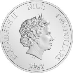 2022 Niue Lord of the Rings Gimli 1 oz. 999 Silver Coin
