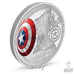 2023 Marvel Captain America 1oz Silver Coin NEW