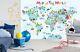 3d Map Of The World 870rai Wallpaper Mural Self-adhesive Removable Sticker Amy