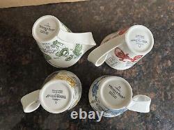 4 X Brand New Villeroy&Boch New Wave Cities Of The World Caffe Mugs. 4 Cities