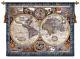 53x67 New Map Of The World Globe Tapestry Wall Hanging