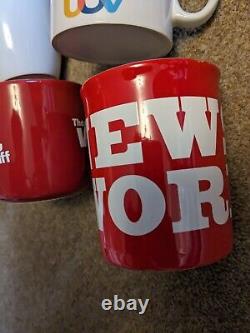 7 Original Journalism Newsroom Mugs. Rare. News Of The World, GMB, This Morning