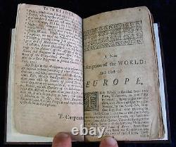 A New Description of the World. Carpenter 1725. 1st ed. Canada interest RARE