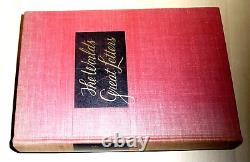 A Treasury of the World's Great Letters 1st 1940 Hand inscribed by M L SCHUSTER