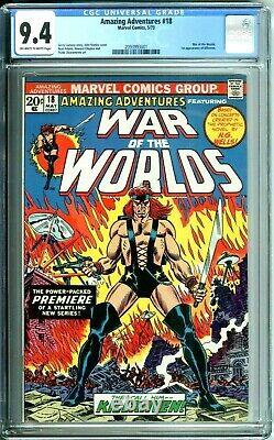 AMAZING ADVENTURES 18 CGC 9.4 WAR OF THE WORLDS H G WELLS 1st KILLRAVEN NEW CASE