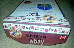 AUSTRIAN BARBIE 1998 Mattel DOLLS OF THE WORLD COLLECTOR EDITION Vintage NEW