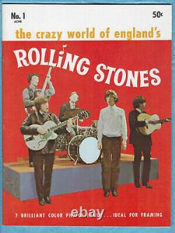 Acme News, 1964, 1st ed, The Crazy World Of England's Rolling Stones # 1