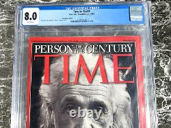 Albert Einstein Time Magazine Person Of The Century RARE Issue CGC 8.0